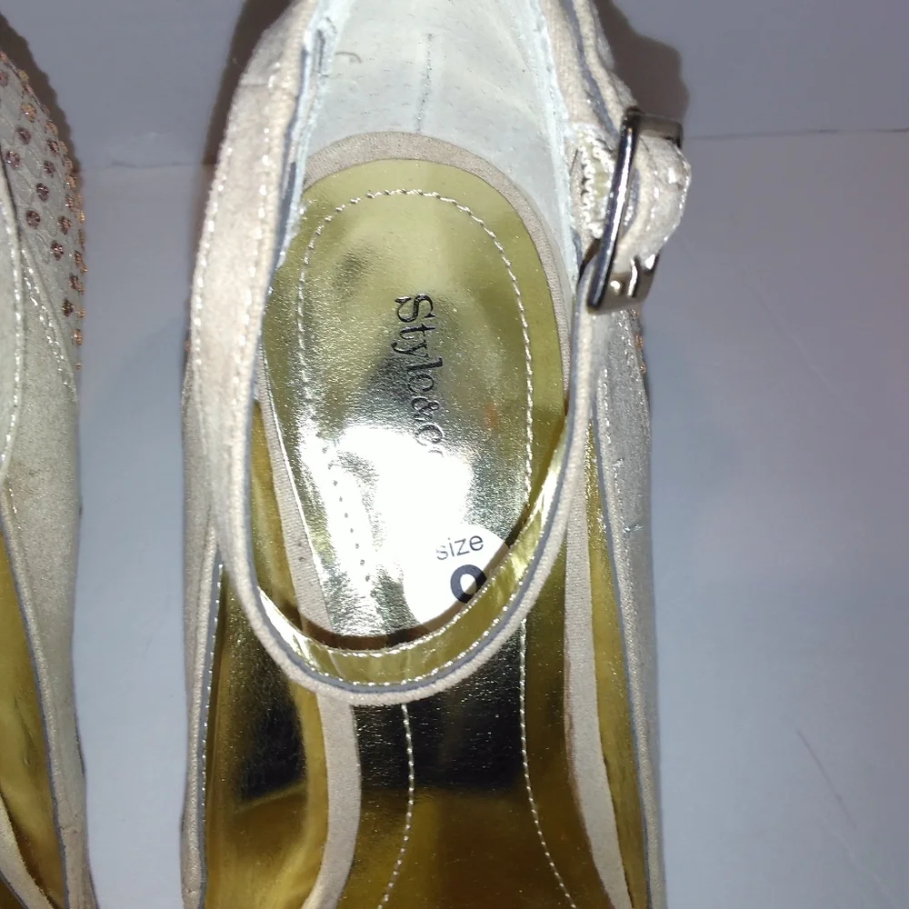 Style & Co Maliaa Platform Ankle Strap Heels